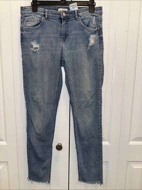 H&M‎ Light Blue Distressed Skinny Jeans